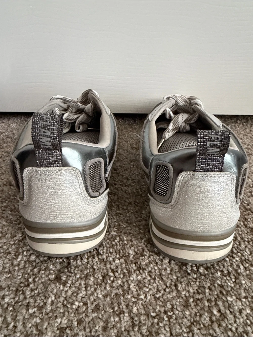 Sandro Flame Silver Sneakers - Picture 6 of 10